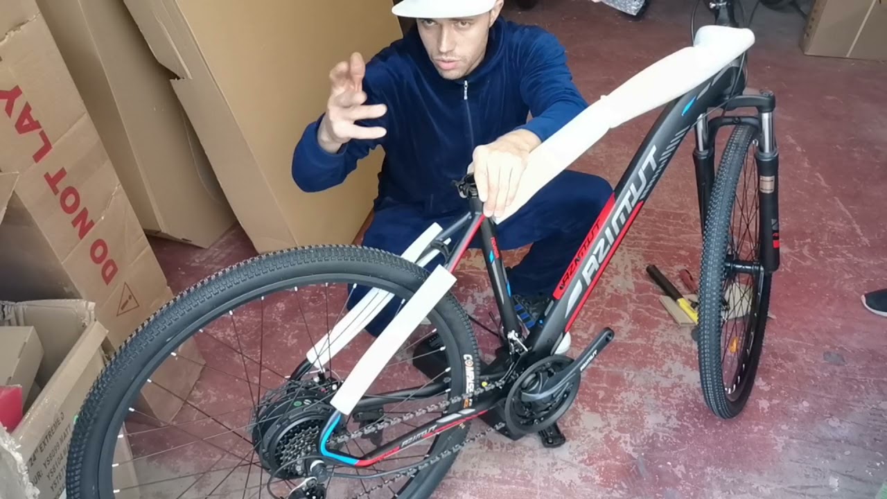 Моторколесо электронабор E-Crosser сборка своими руками. Как установить бонки в раму.