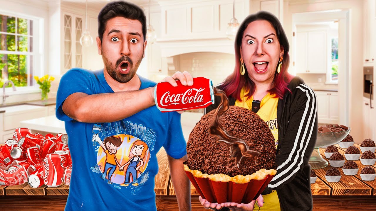 Brigadeiro de Coca Cola - Testando Truques da Internet | Gabriel e Shirley 2.0