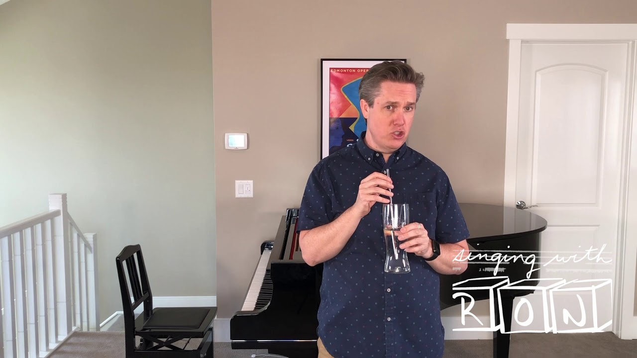 Singing Technique Tips - Making bubbles with Straws!