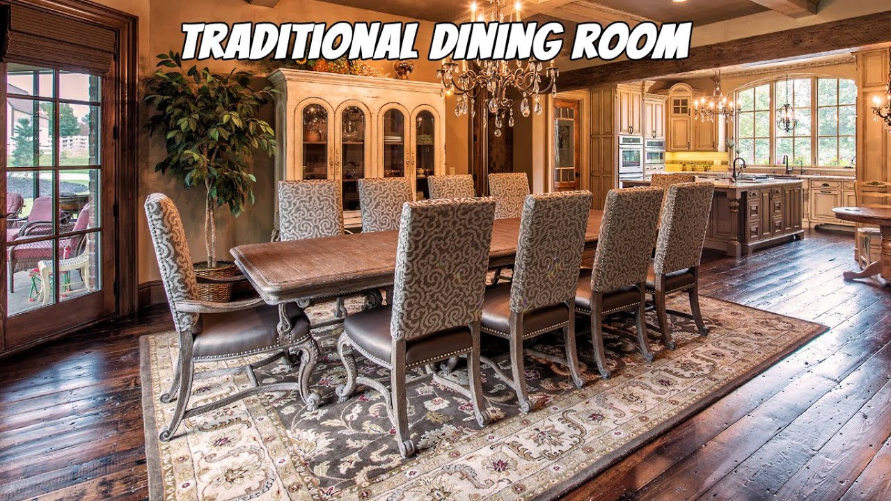 Traditional Dining Room Interior Design  - Design Trends 2023 Interior #MezzanineChannel