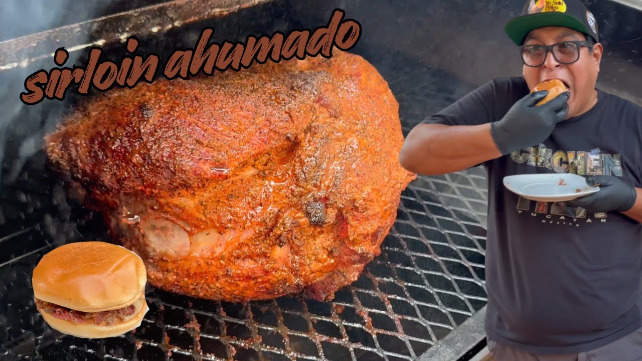 Sirloin Ahumado en Ahumador de Leña.