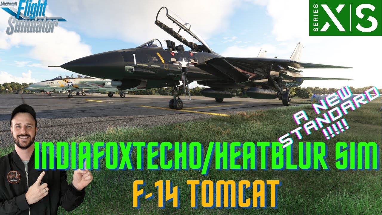 Unleashing the F-14 Tomcat: by IndiaFoxTecho and Heatblur Simulations! XBOX Preview! MSFS2020🚀✈️