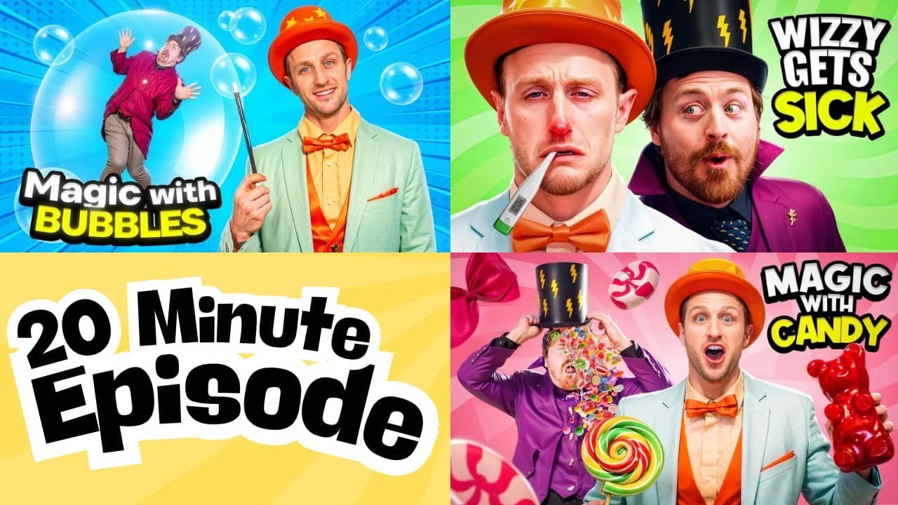 Bubbles, Candy, Magic + More! ✨🍭 Wizzy's Magical Compilation | WizKids Fun Tricks For Kids