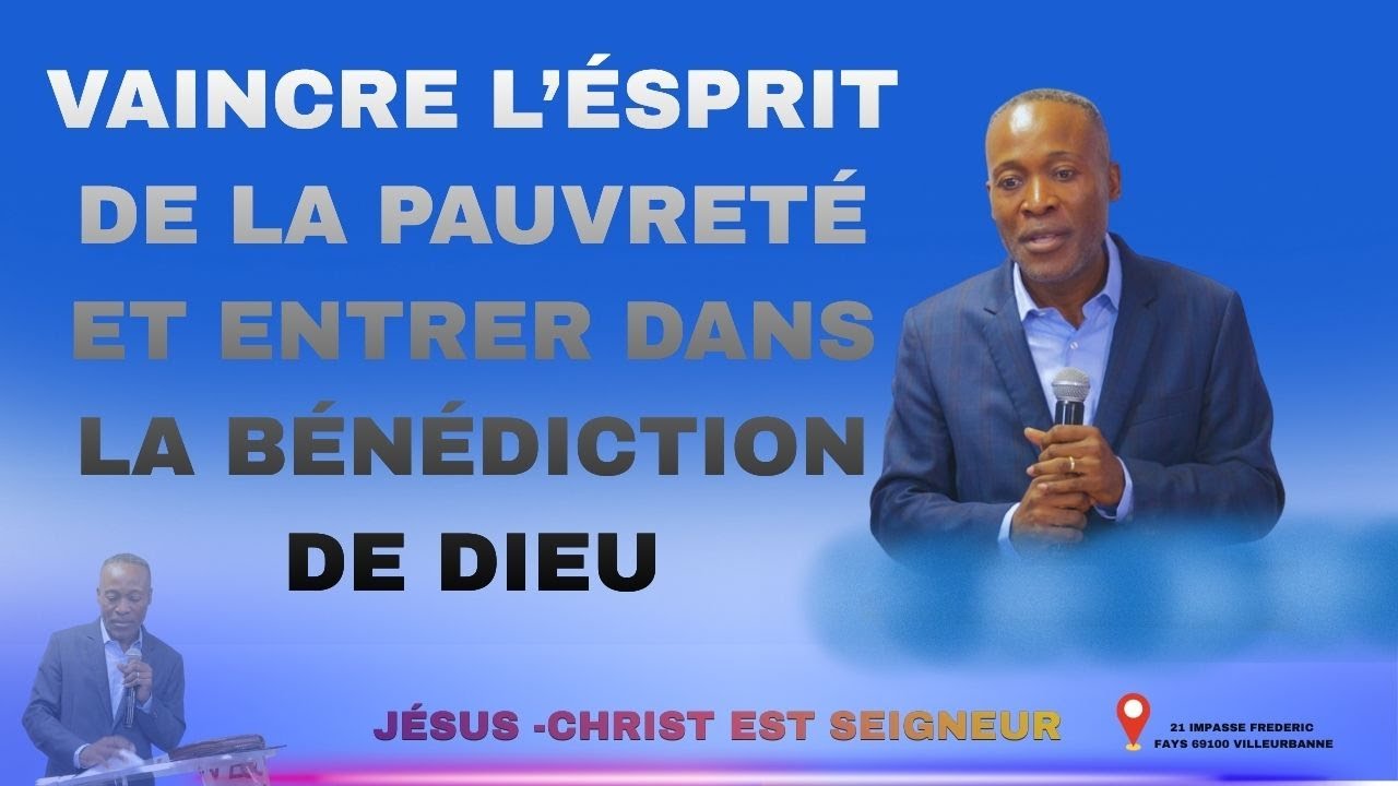 CULTE DU DIMANCHE 07 NOV 2025 /VAINCRE L'ÉSPRIT DE LA PAUVRETÉ ET ENTRER DANS LA BÉNÉDICTION DE DIEU