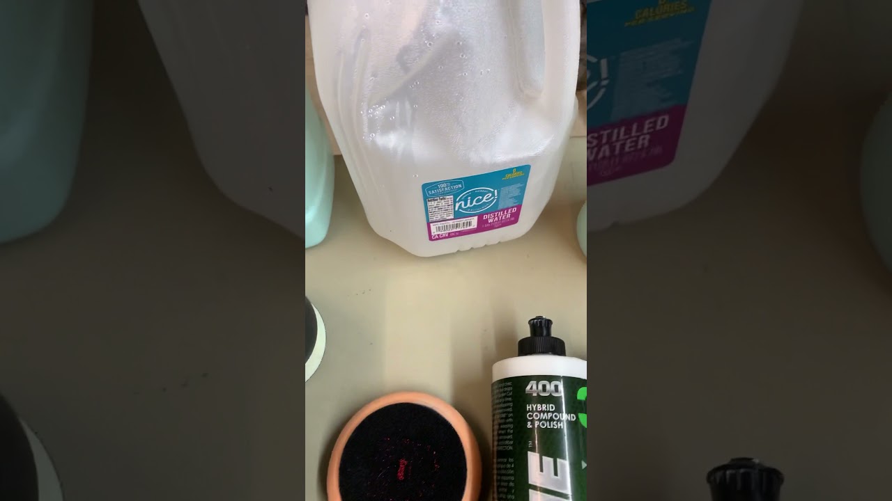 One Step Cut & Polish W/3D One Rupes Mini polisher ,Griots orange pad