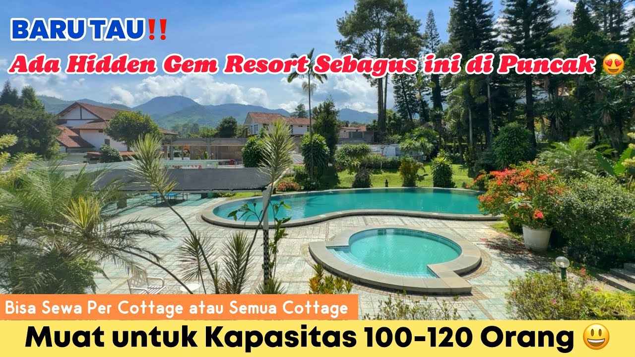 Bisa Sewa Per Cottage/Semua Cottage, Mulai 1 Jutaan, Fasilitas SUPER LENGKAP‼️PURI ANANDITA RESORT