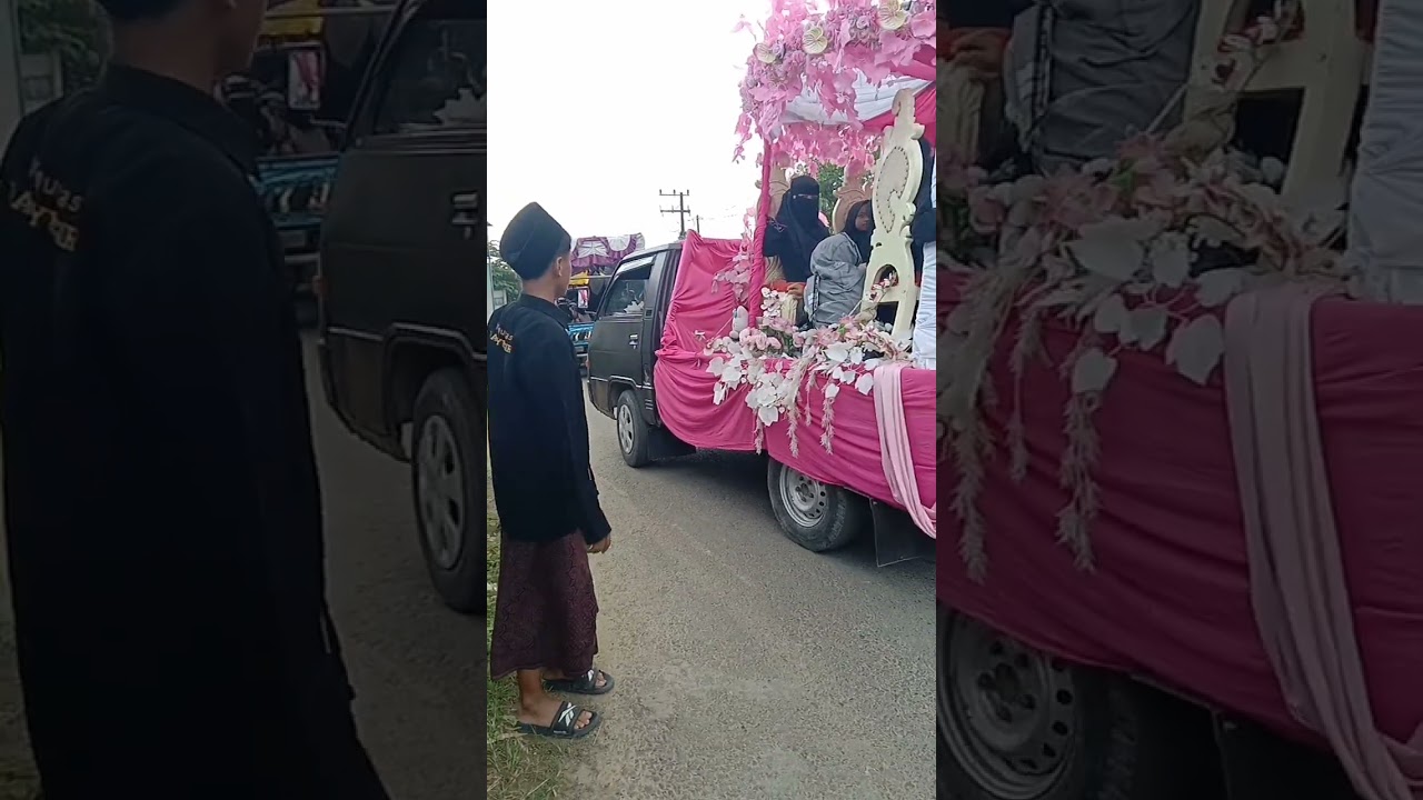 Pawai mobil di pondok pesantren Albustan banyugiri 