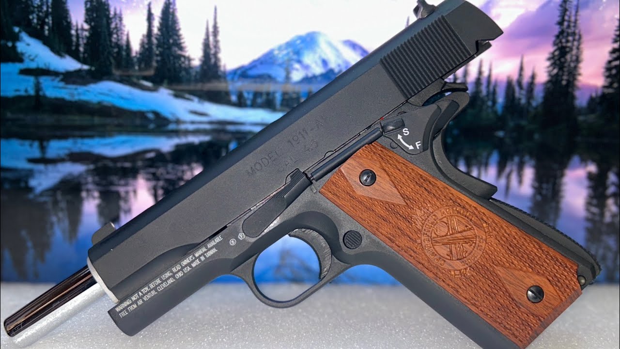 SPRINGFIELD 1911 MIL THE SPEC .177 CO2 AIRPISTOL/UNBOXING/TESTING @MidhaGunHouse #nolicenserequired