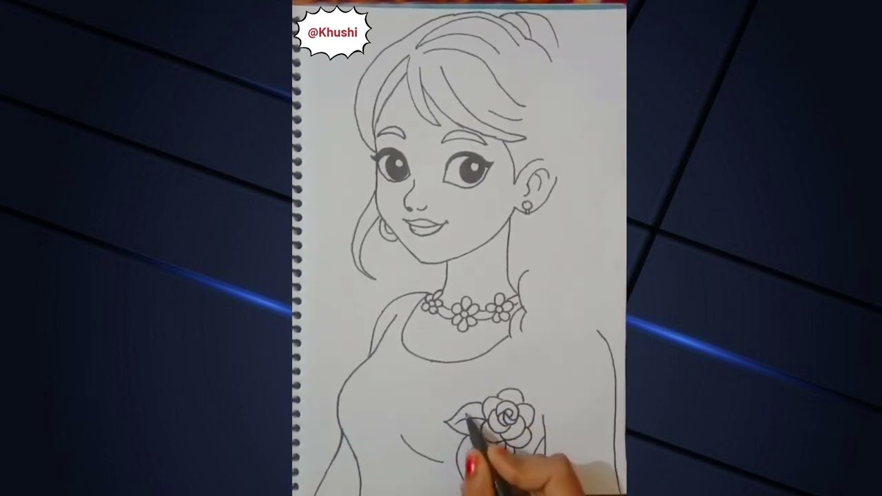 “Watch everyone how I make drawings.देखिये ड्रॉइंग किसी का बनाना हो तो कैसे बनता हैँ 