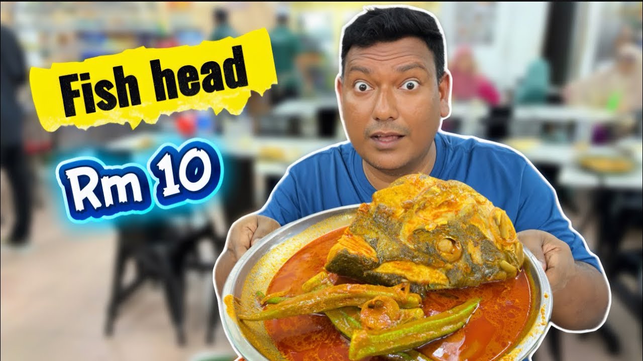 பினாங்கில் Rm 10க்கு மீன் தலை | Mamu Hajah Mydin Penang Kepla Ikan surrr | Asraf Vlog 