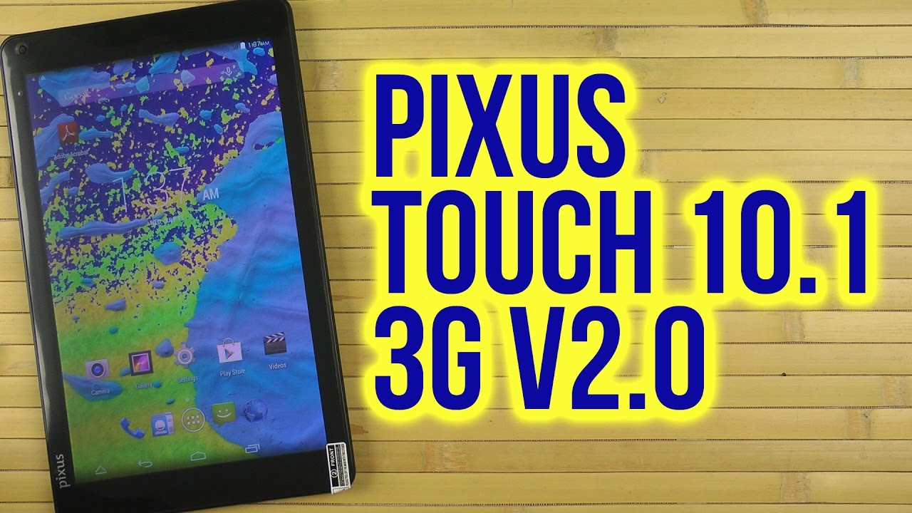 Распаковка Pixus Touch 10.1 3G v2.0