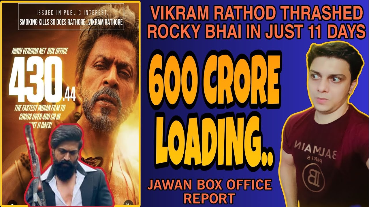 JAWAN BOX OFFICE COLLECTION | JAWAN BEAT KGF 2 | SRK