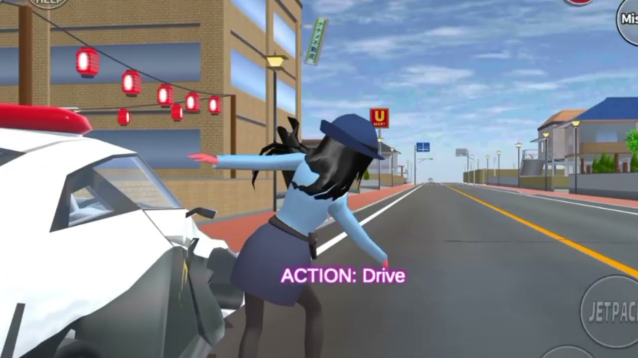 Police Encounter With Robbers 🚓💥 | Sakura School Simulator Action Gameplay
