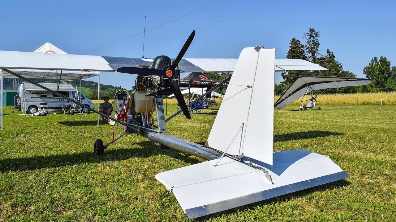 Test flight of TrueLite (Zigolo Mg21) trip to Italy (Short wing)