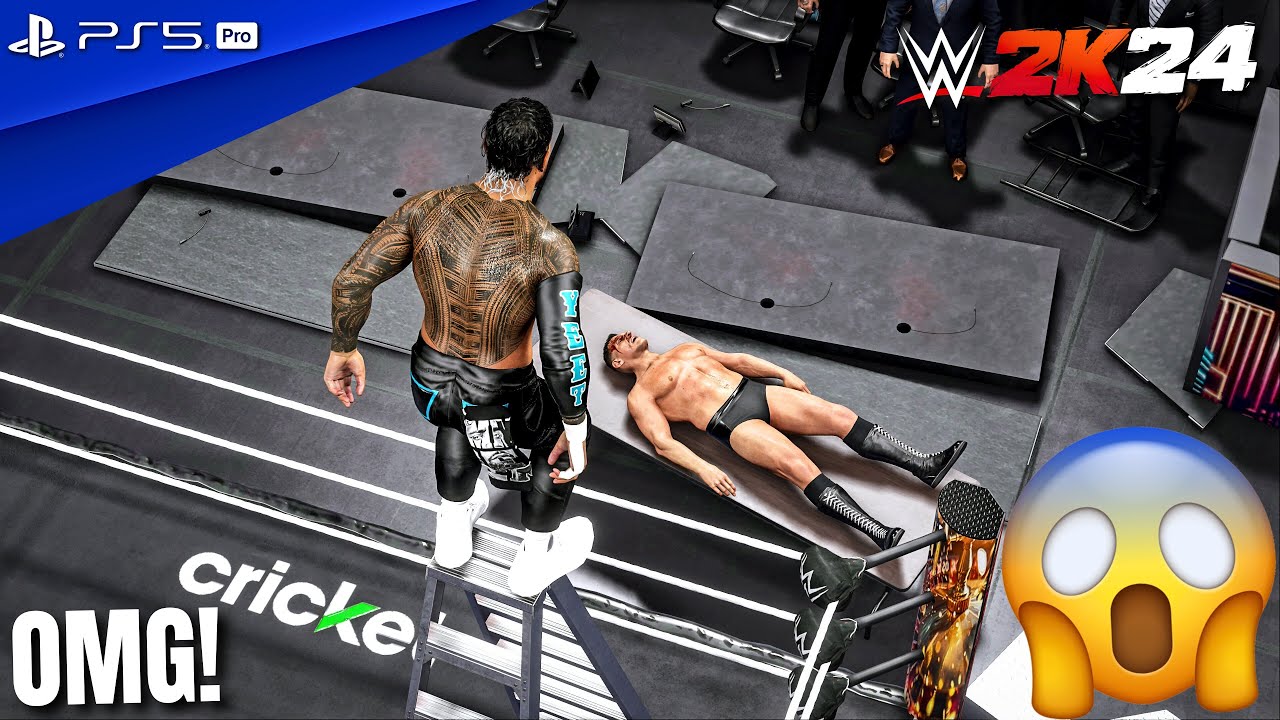 WWE 2K24 - Jey Uso vs. Gunther (c) - Championship Match at WrestleMania 41 | PS5 Pro [4K60]