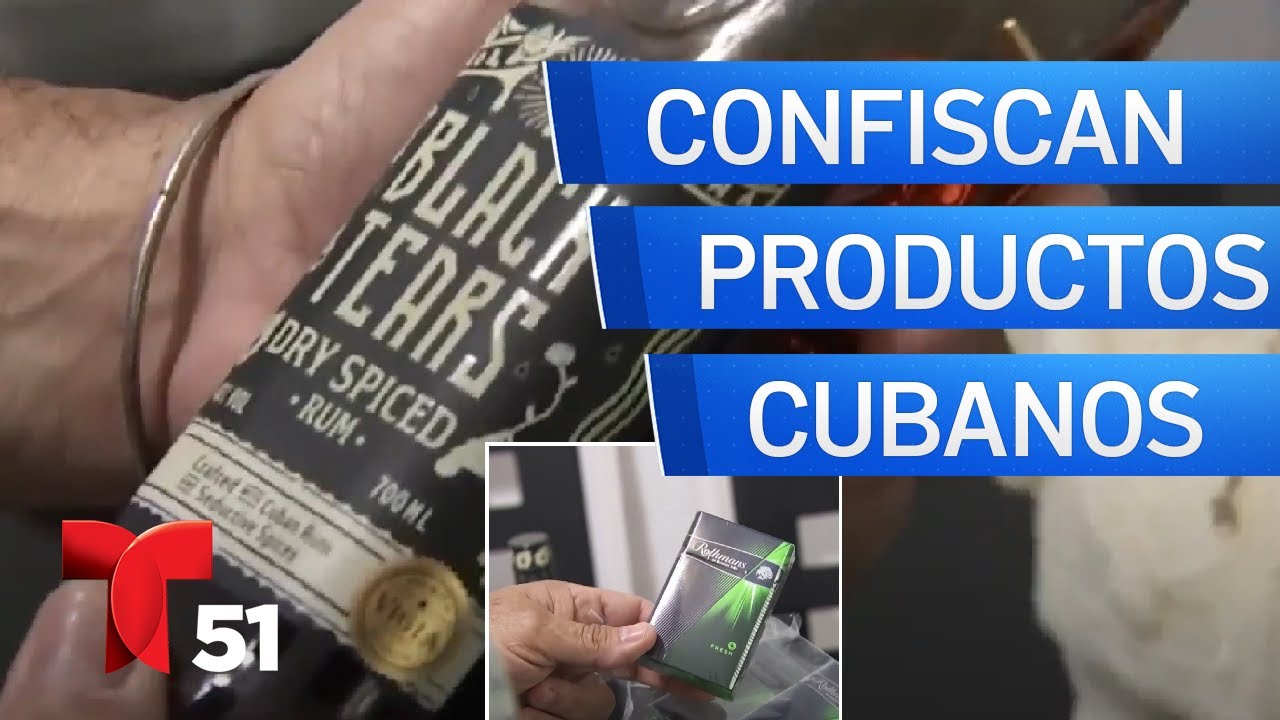 Aduana confisca tabacos y licores a viajeros que llegan de Cuba a Miami