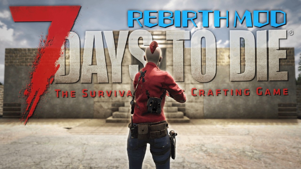【7DTDMOD】完全耐久型の拠点で正面からゾンビと戦ったらどうなるのか…「7 Days to Die Rebirth MOD」実況プレイ #31