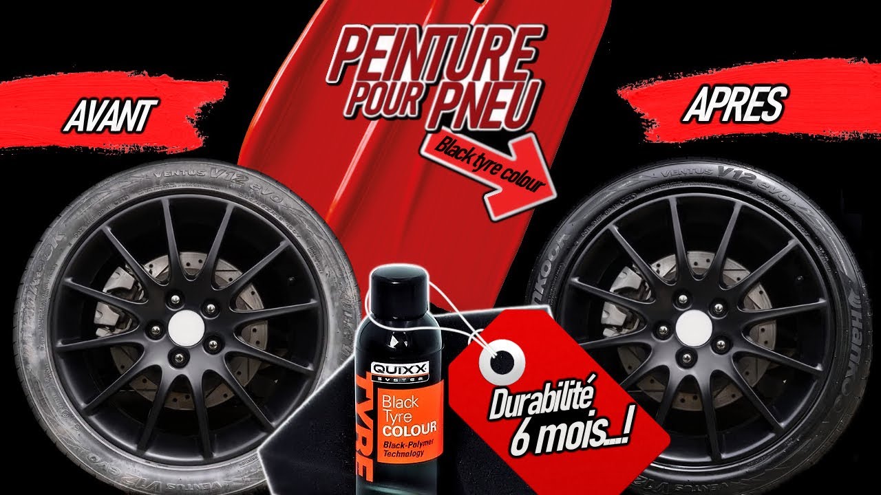 DES PNEUS QUI BRILLENT  TOUTE L'ANNEE ...! Peinture pneu
