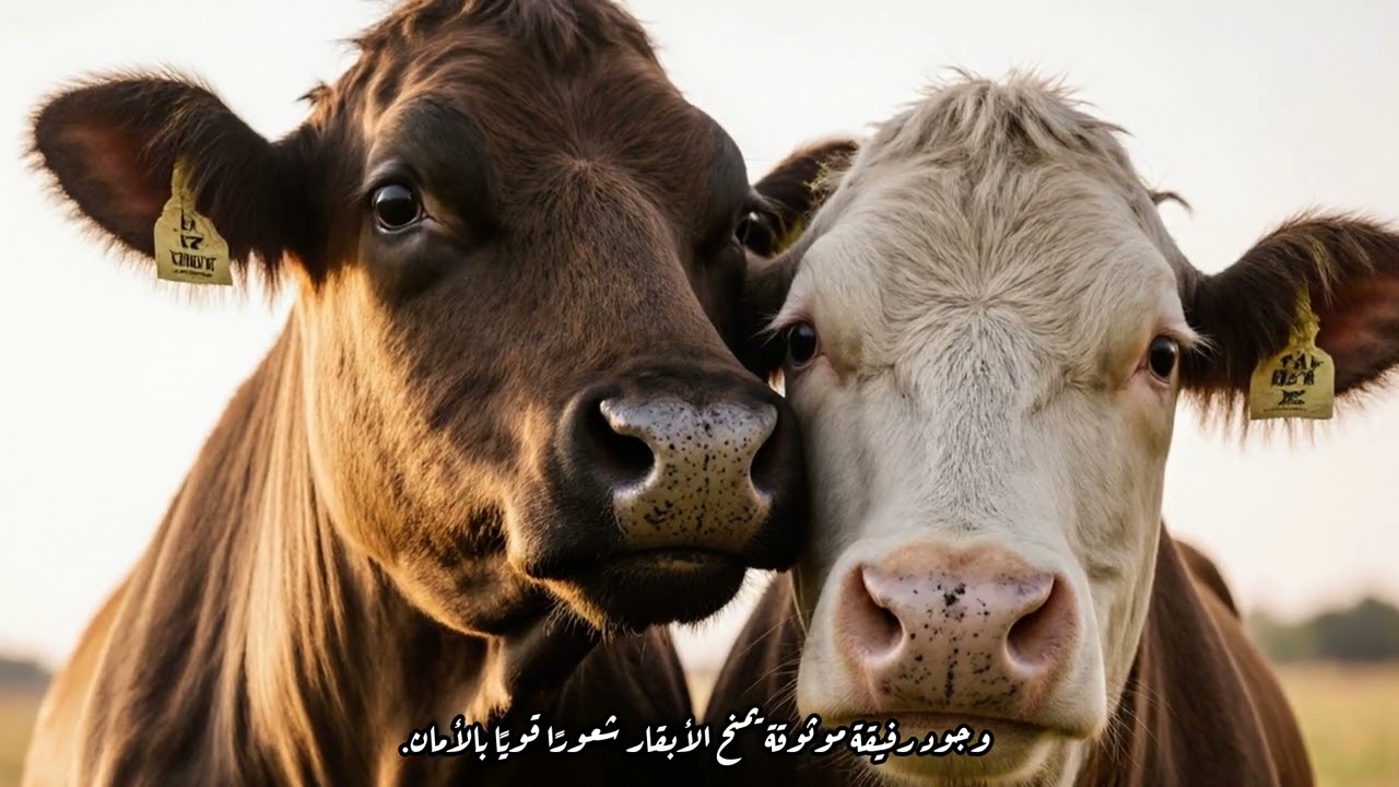 الأبقار تصنع صداقات