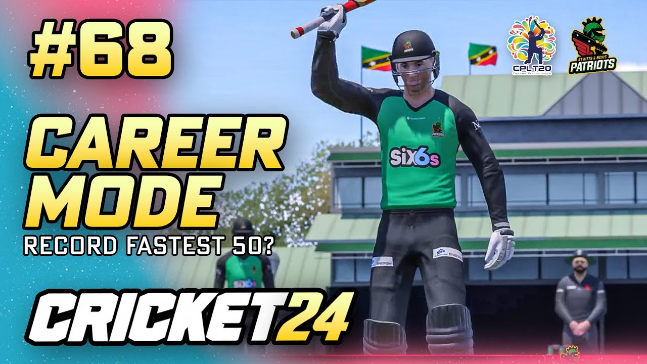 РЕКОРД БЫСТРЕЙШЕГО ПЯТИДЕСЯТИЛЕТИЯ? - РЕЖИМ КАРЬЕРЫ CRICKET 24 №68