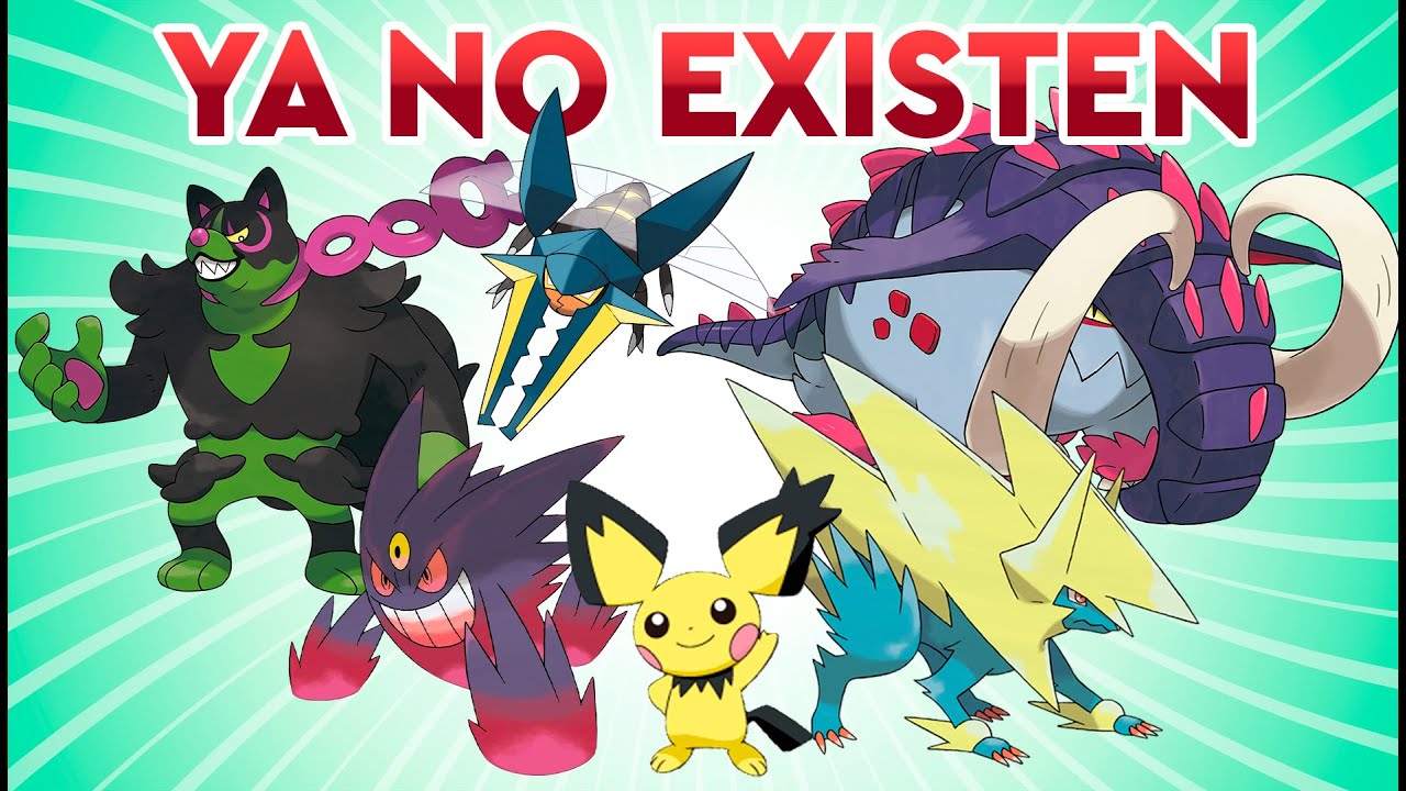 POKÉMON QUE YA NO PUEDES ATRAPAR