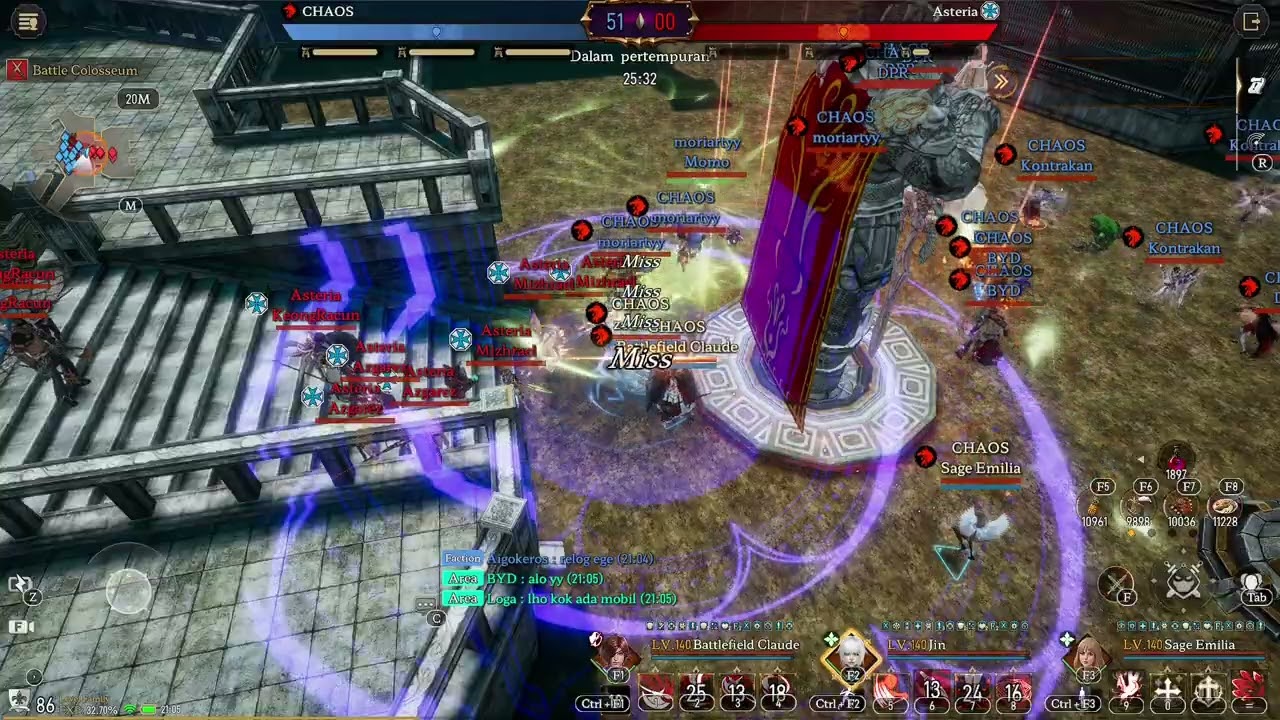 【Granado Espada M】Faction War Season 3, Chaos VS Asteria