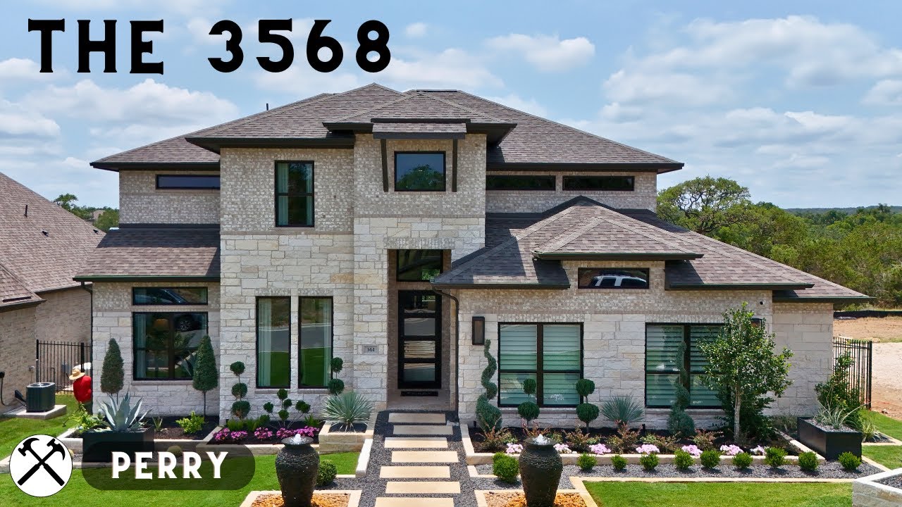 Inside the 3568 by Perry Homes | Parten in Dripping Springs | Model Home Tour