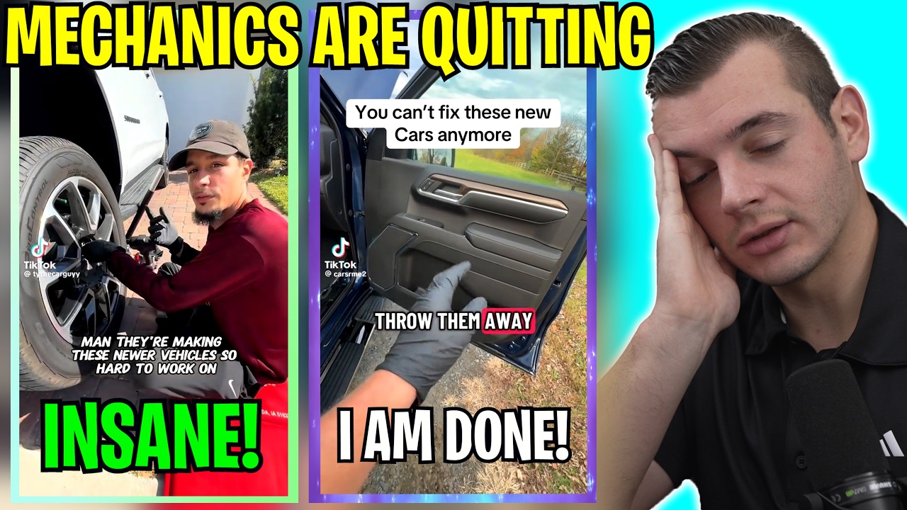 Cars Are Now Impossible to Fix, Mechanics Are QUITTING