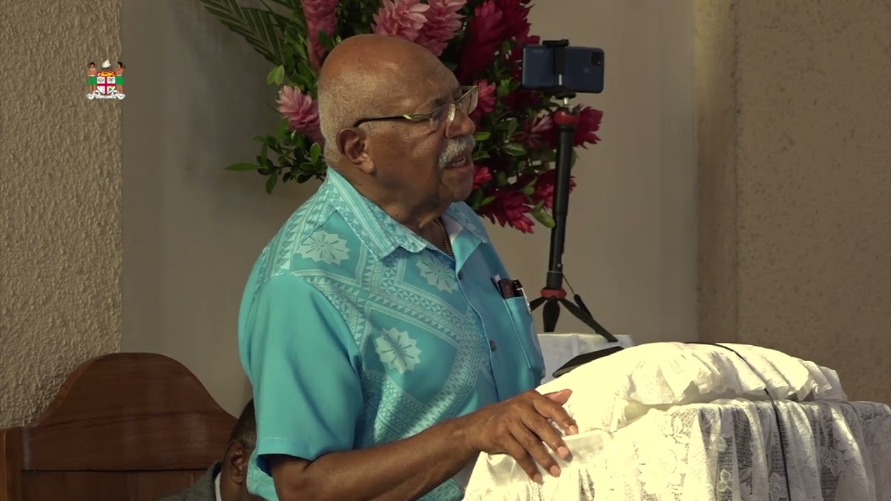 Fiji's Prime Minister delivers address at the QVS Thanksgiving Service