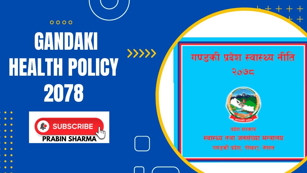 Gandaki Province Health Policy 2078