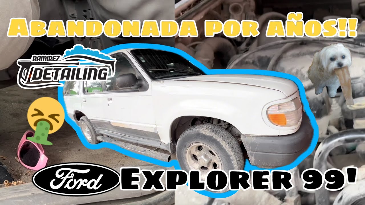 Ford explorer 1999 ( Abandonada y descuidada por años ) Detallado completo