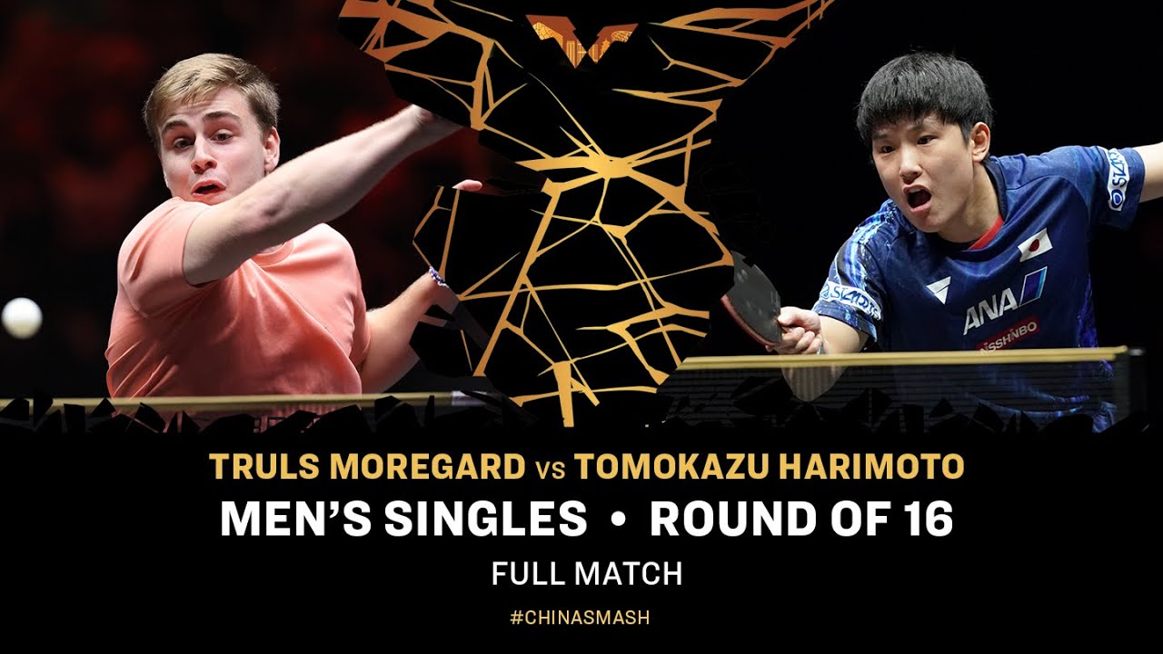 FULL MATCH | Truls Moregard vs Tomokazu Harimoto | MS R16 | #ChinaSmash 2024