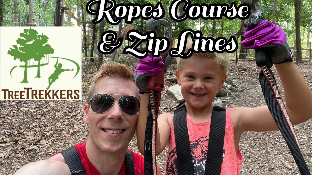 Ropes Course & Zip Lines @ Tree Trekkers Outdoor Aerial Adventure