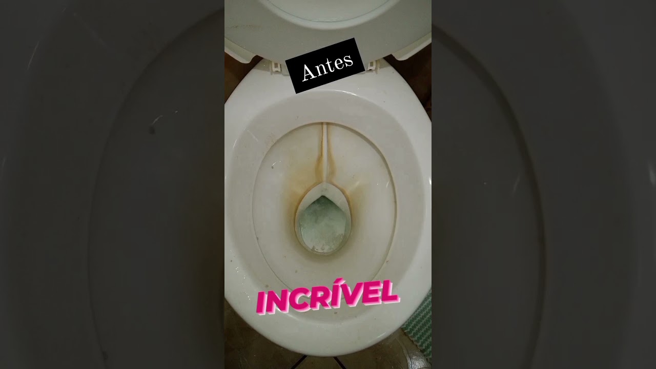 Limpeza de vaso sanitario
