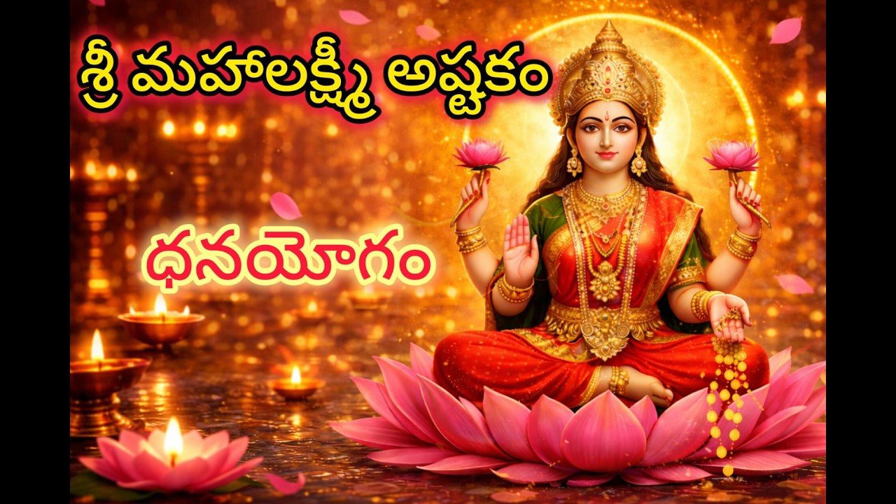  ధనసంపద కోసం శక్తివంతమైన స్తోత్రం #fridayమహాలక్ష్మీఅష్టకం#telugudevotional #bhakti శక్తి స్వరూపం!