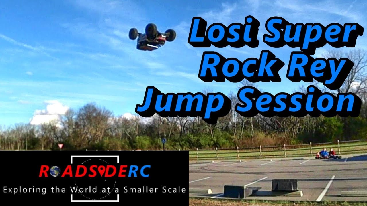 Losi Super Rock Rey  Jump Session - aka Durability Testing!