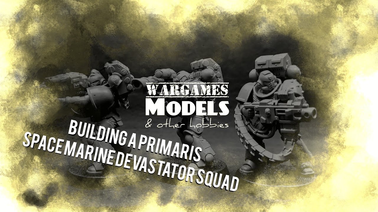 Building a Primaris Space Marine Devastator Squad