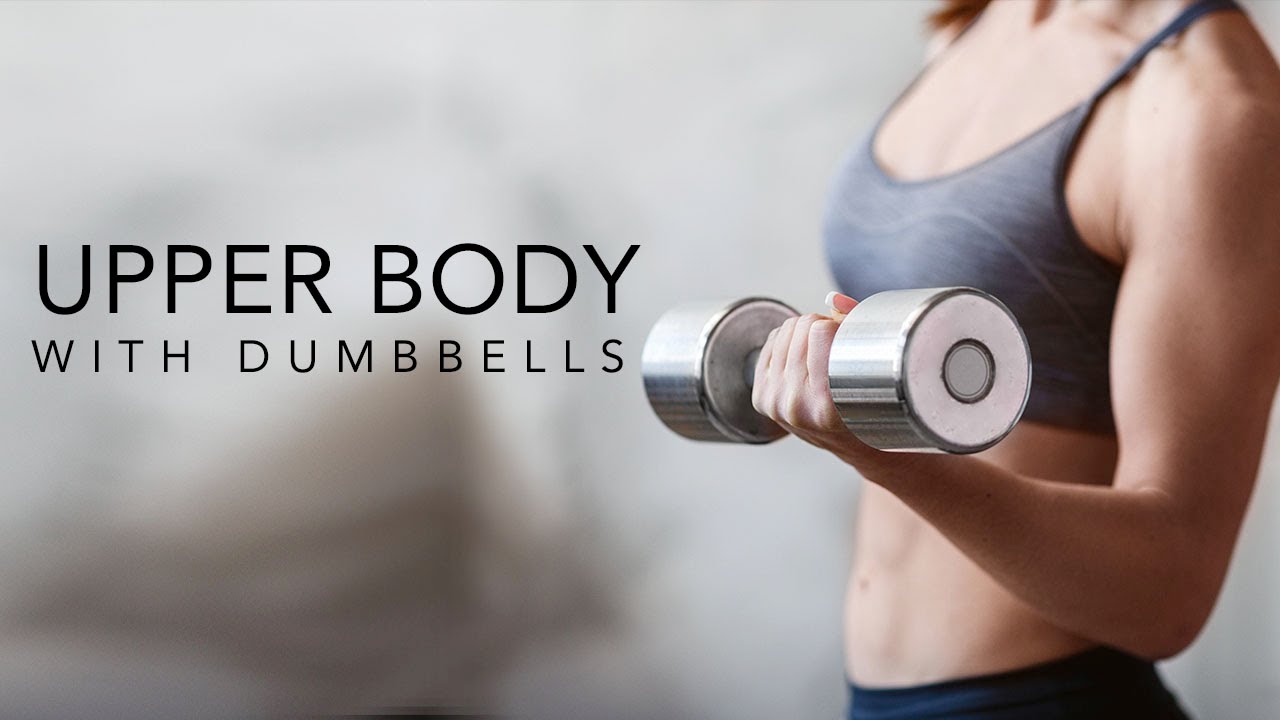 Dumbbell Only UPPER BODY Workout (15 MINUTES)