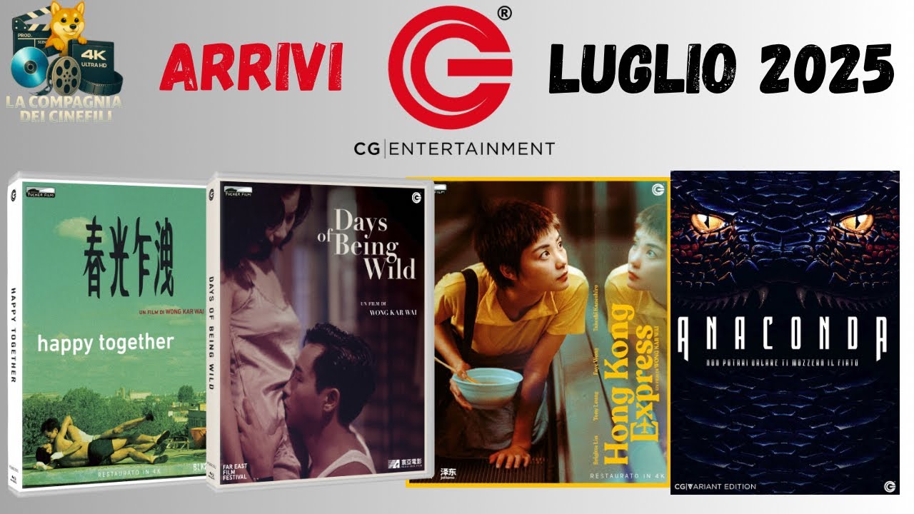 NUOVI ARRIVI CG ENTERTAINMENT BLURAY LUGLIO 2025