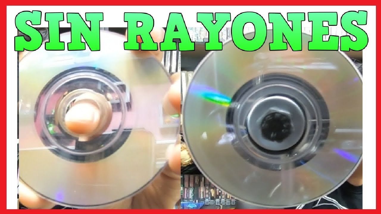 Pulir VIDEOJUEGOS rayados para quitar rayones