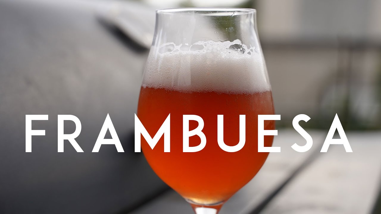 Cerveza casera de frambuesa 🍺 Saison artesanal