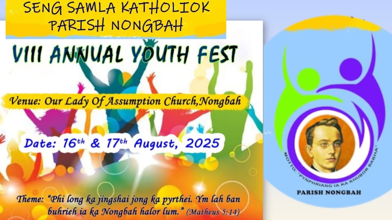 VIII ANNUAL YOUTH FEST | NONGBAH PARISH |M Vlog