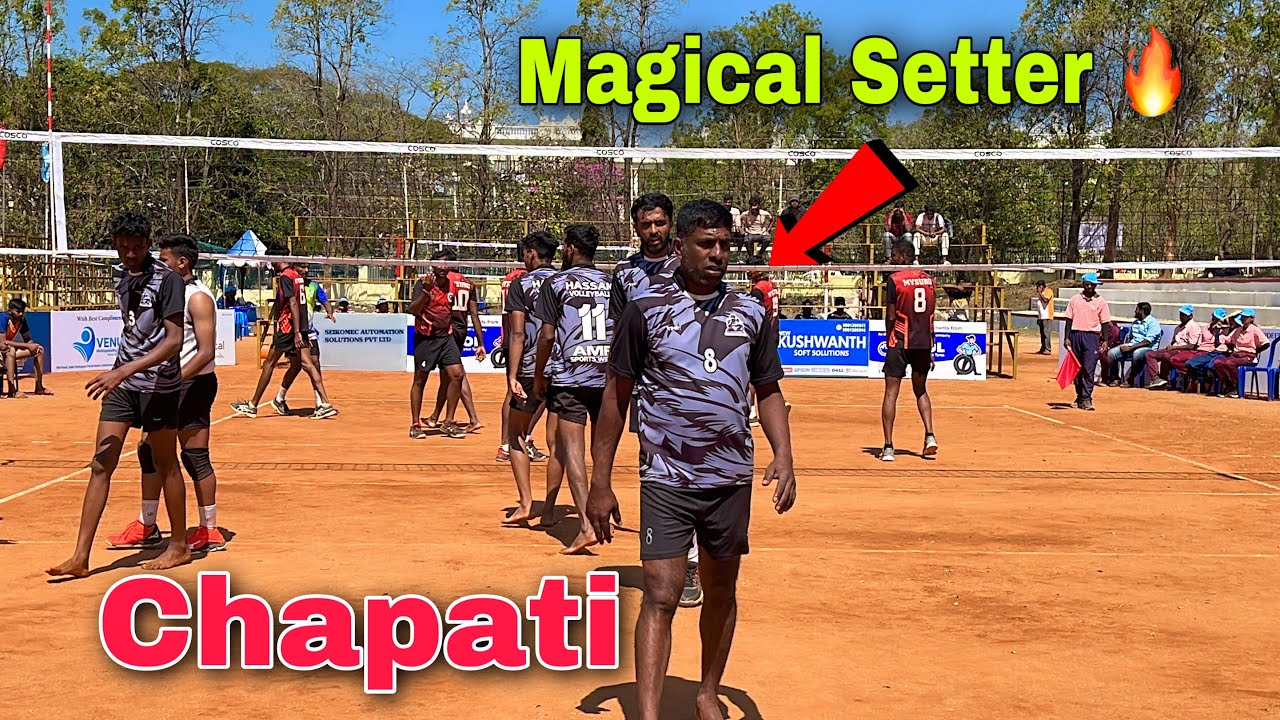 Chapati 🔥 Magical Setter | 💥 Hassan Vs Mysore | Quarter Final’s