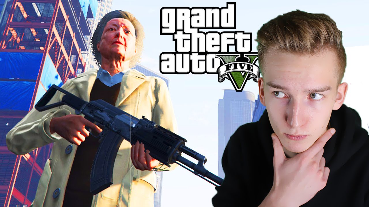 GTA V Z MODAMI! #17 - BABCIA MNIE BIJE?!
