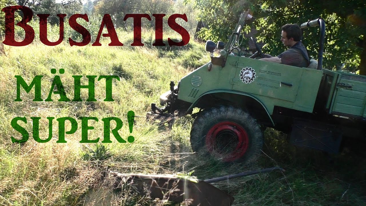 Busatis BM1113 am Unimog 411 | Ersteinsatz im Hang