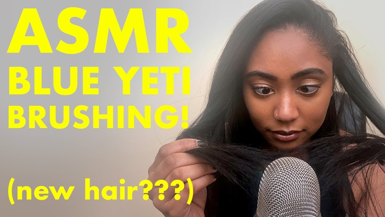 ASMR - MIC BRUSHING AND NEW HAIR???