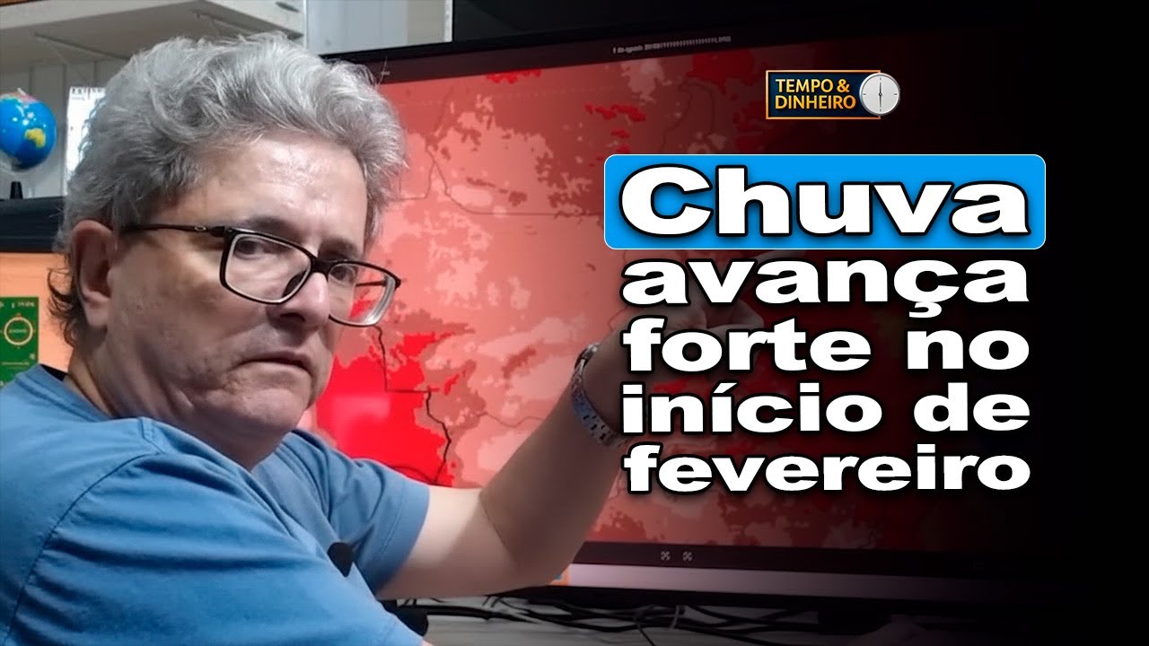 Fevereiro começa com avanço das chuvas e mudança no padrão climático em grande parte do Brasil