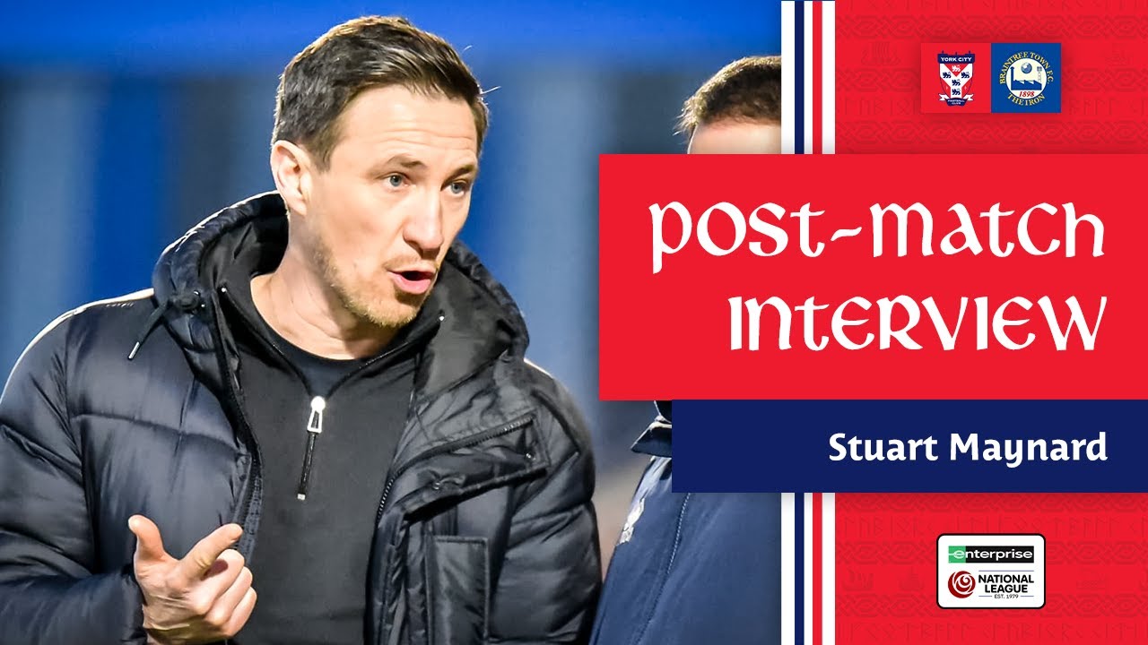 💬 Post-Match Interview | Stuart Maynard | Braintree Town (H)