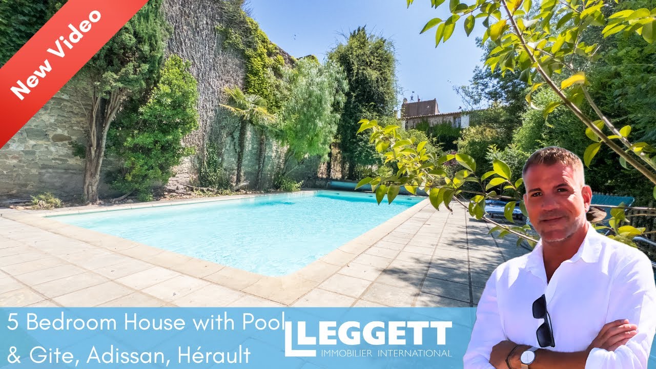 Maison 'Bourgeoise' with 5 en-suite bedrooms, Separate gite, swimming pool and stunning gardens