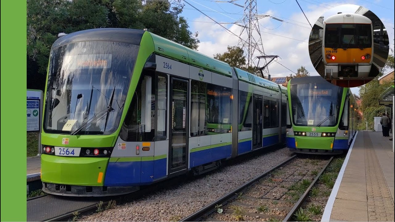 Trams at Mitcham